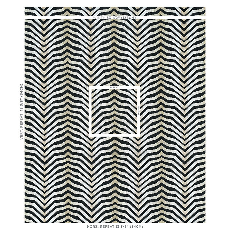 Arcure epingle | Zebra black